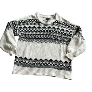 American Eagle Jegging‎ Fit Chunky Knit Boyfriend Ski Sweater